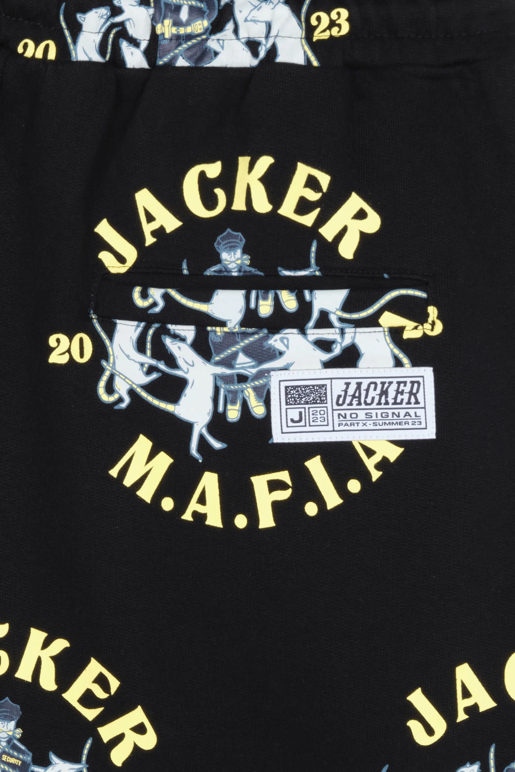 JACKER Short DANCING RATS Noir