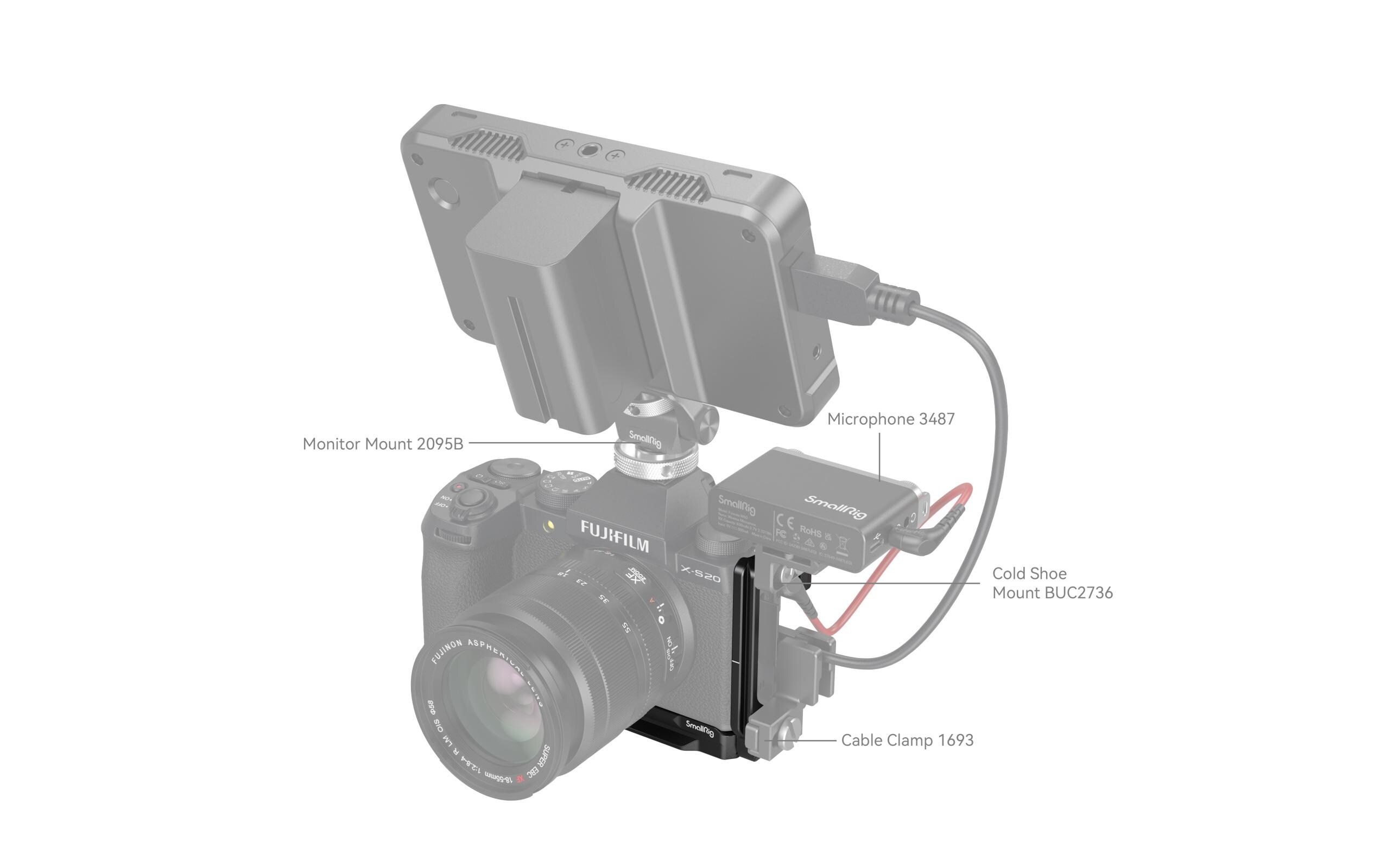 L-Winkel FUJIFILM X-S20L-Halterung für Kamera Zubehör für FUJIFILM X-S20