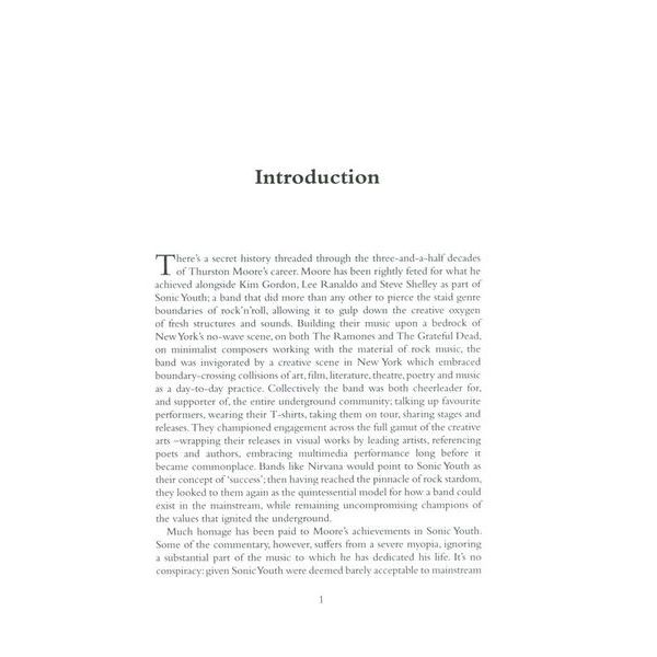 Omnibus Press Thurston Moore We Sing A New