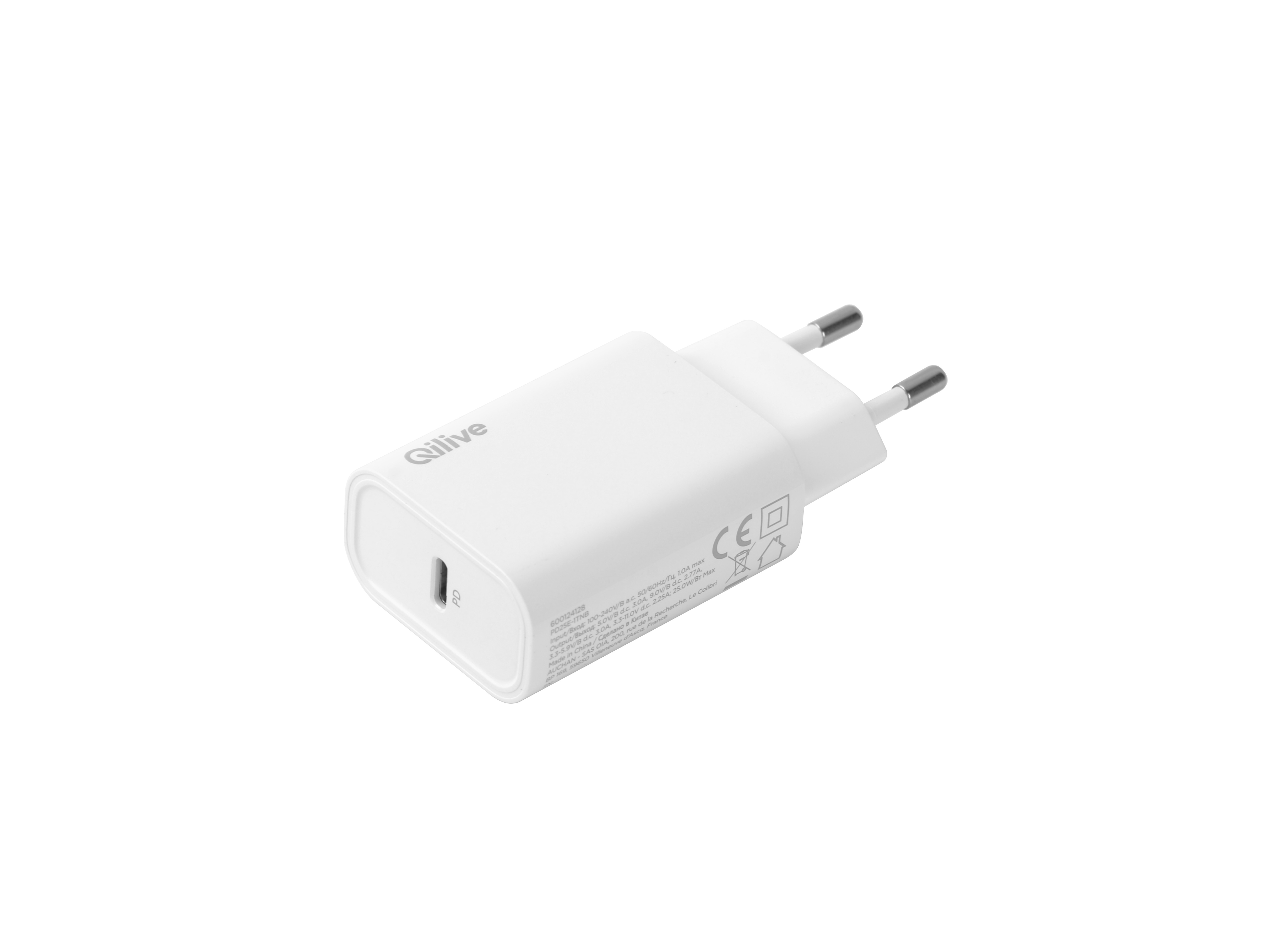 CARREGADOR QILIVE 600124132 USB-C PD 30W BR