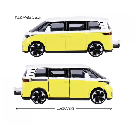 Majorette Premium Cars VW ID Buzz, gelb/weiß