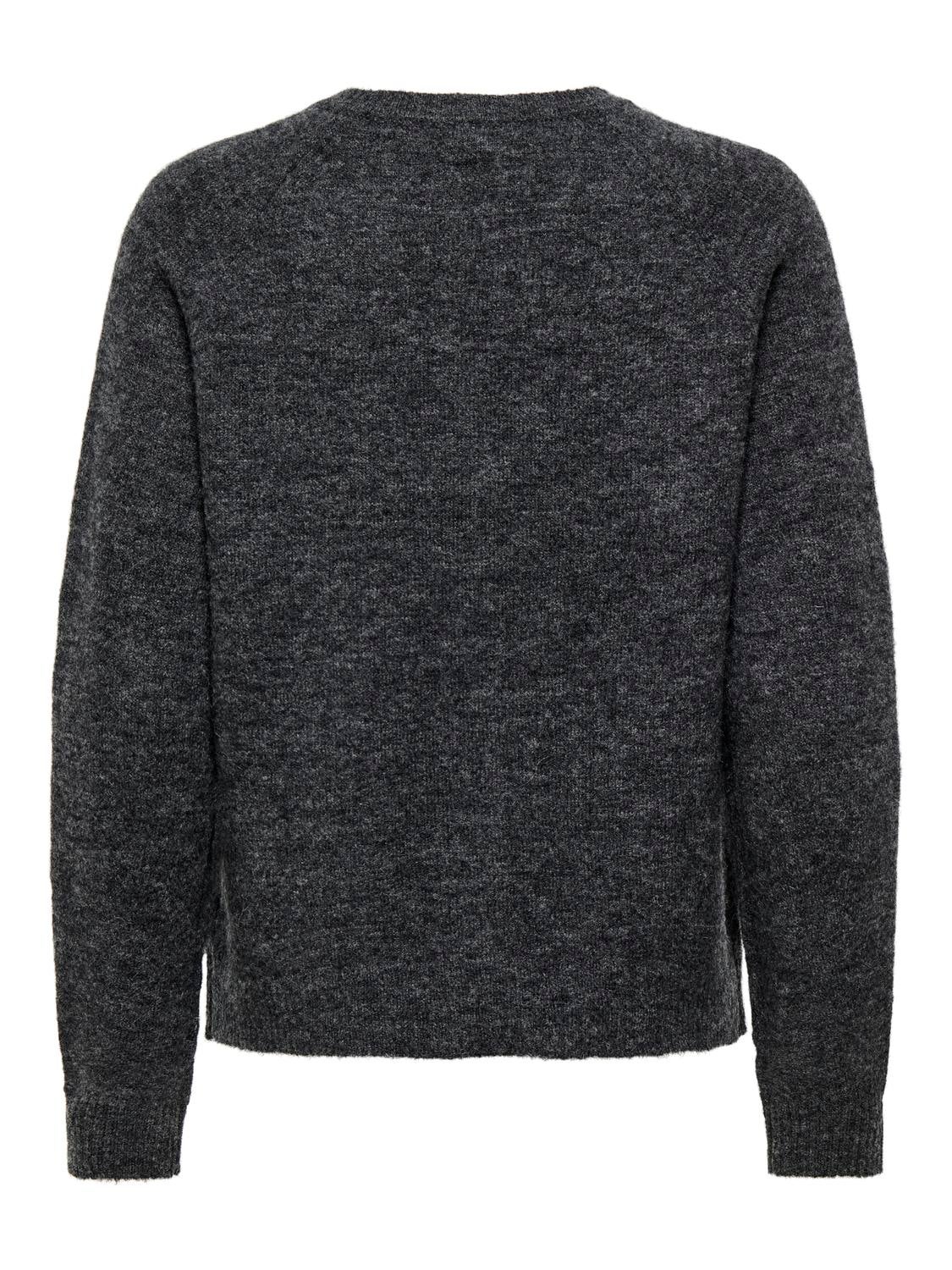 ONLALLISON Strickjacke Dark Grey Melange