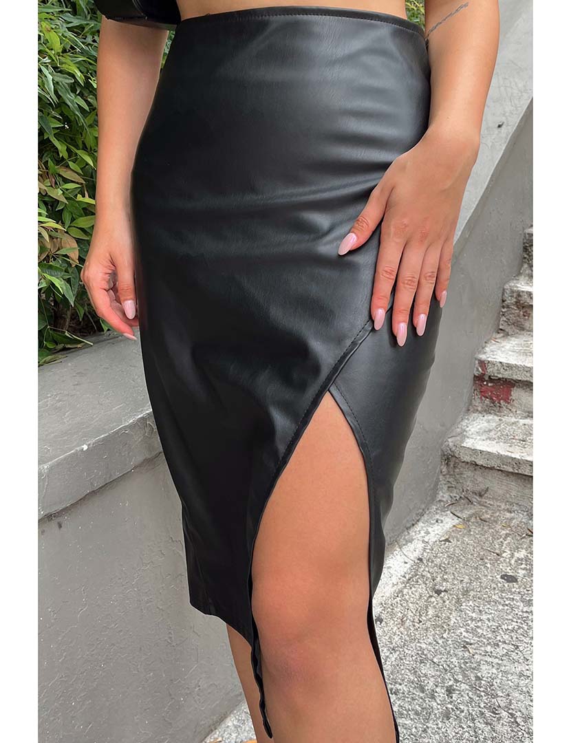 Pencil Skirt Ladies Black