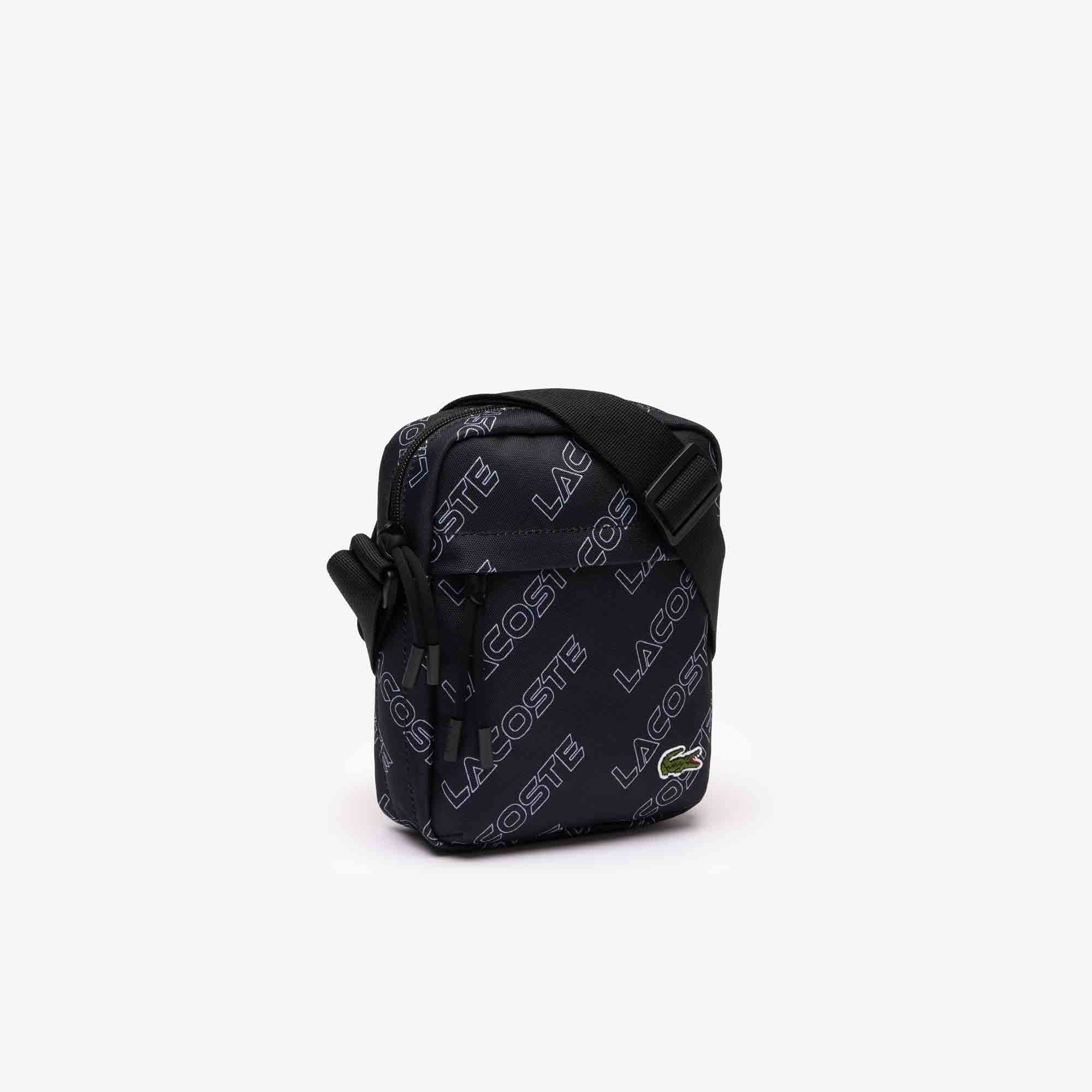 Senkrechter Neocroc-Beutel mit Piqué-Effekt Umhängetaschen & Gürteltaschen - Schwarz - Lacoste - Herren