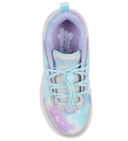Skechers Sko m. Lys - Dream Racer Wing Brites - Sølver Lavender
