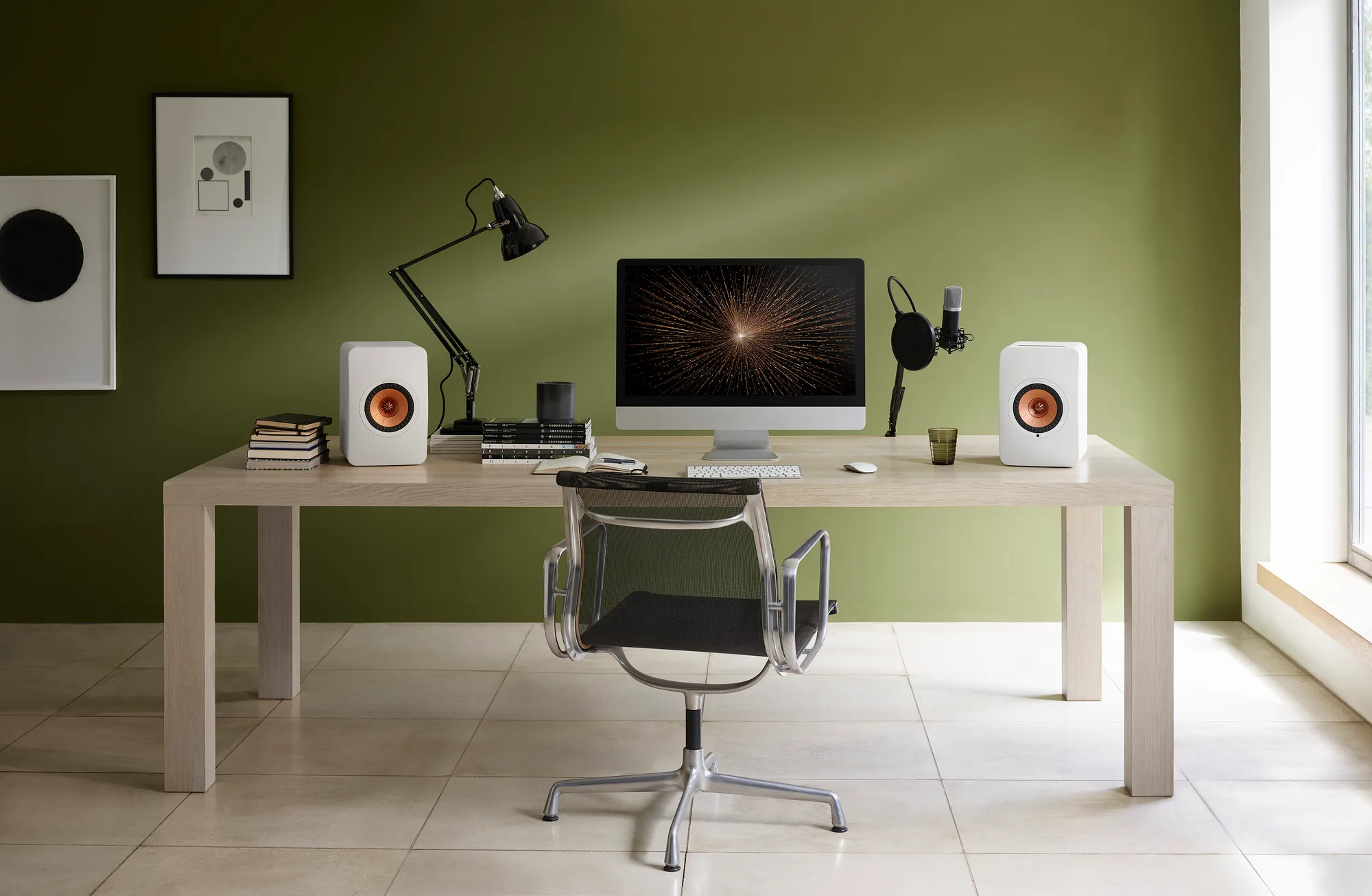 KEF LS50 Wireless 2 Blanc mat Enceintes sans fil hi-fi