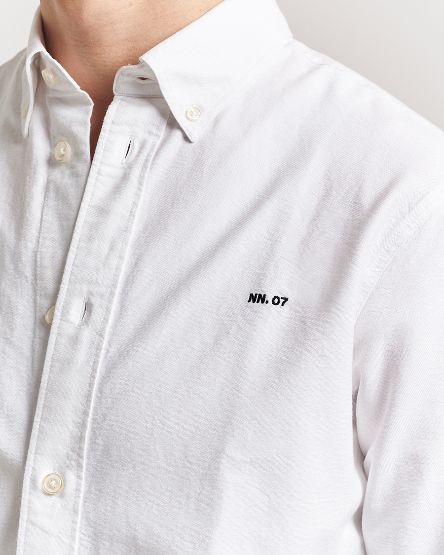 NN07 Colby Oxford Shirt White