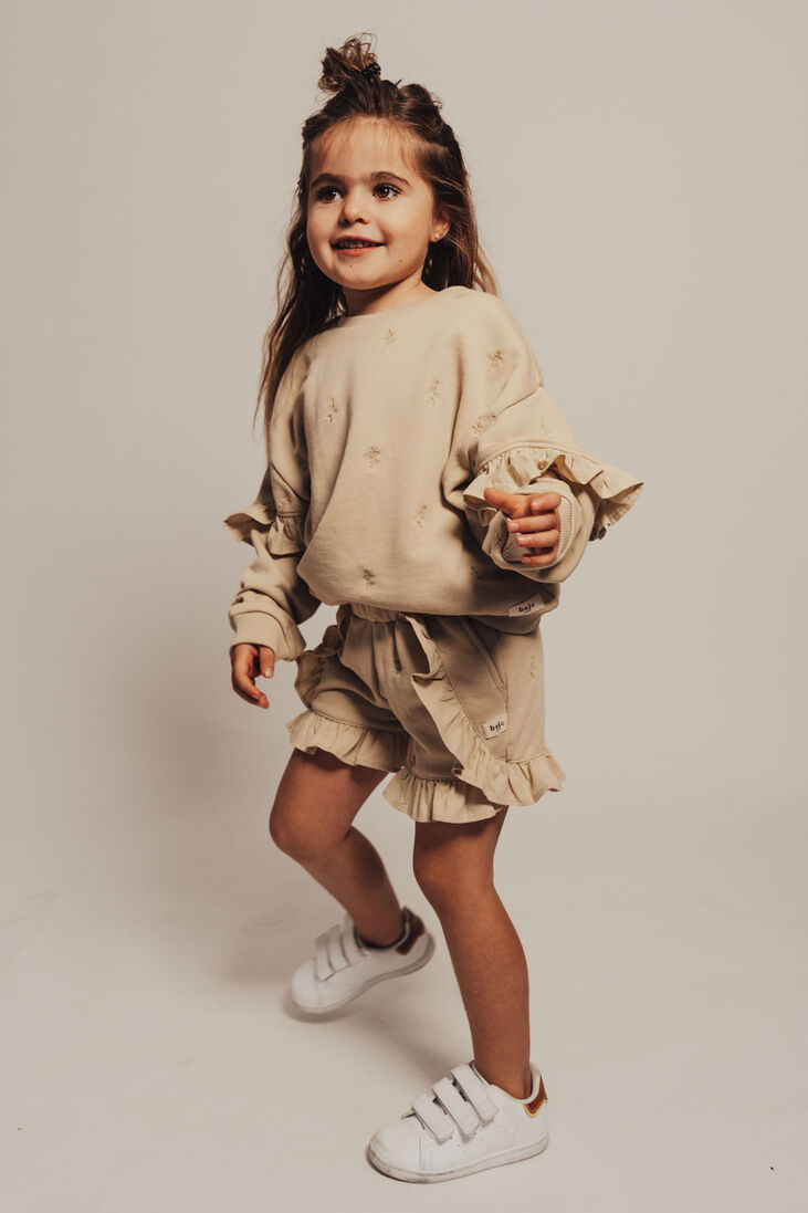 BAJE STUDIO taupe baje studio shorts sharon