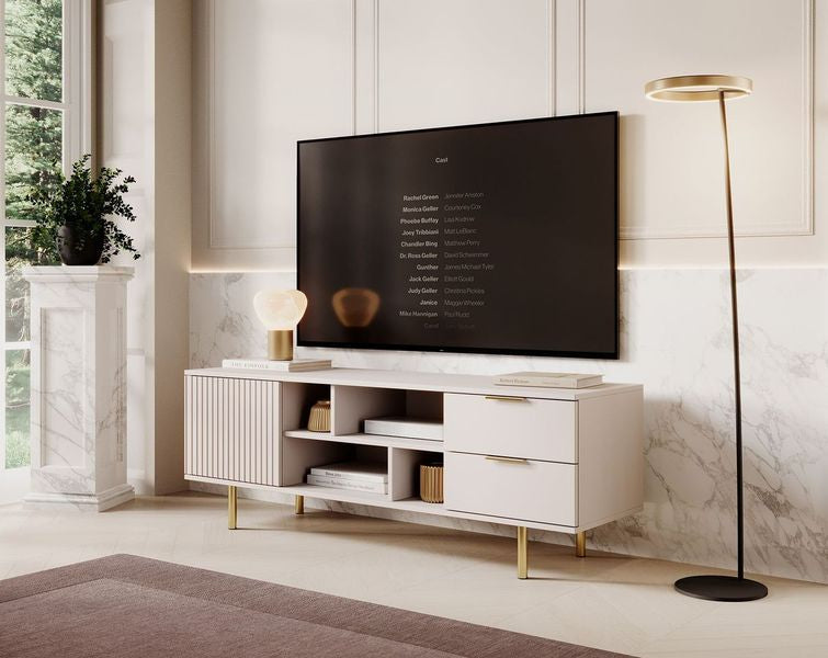 Meubella - TV-Meubel Nicola - Beige - 150 cm