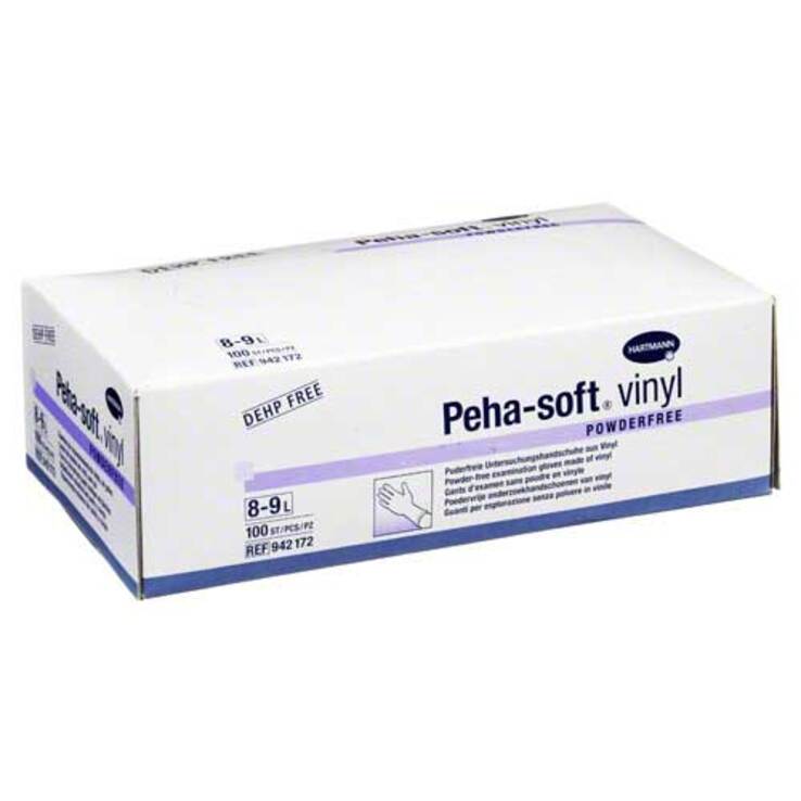 Peha Soft Vinyl Handschuhe puderfrei groß, 100 St