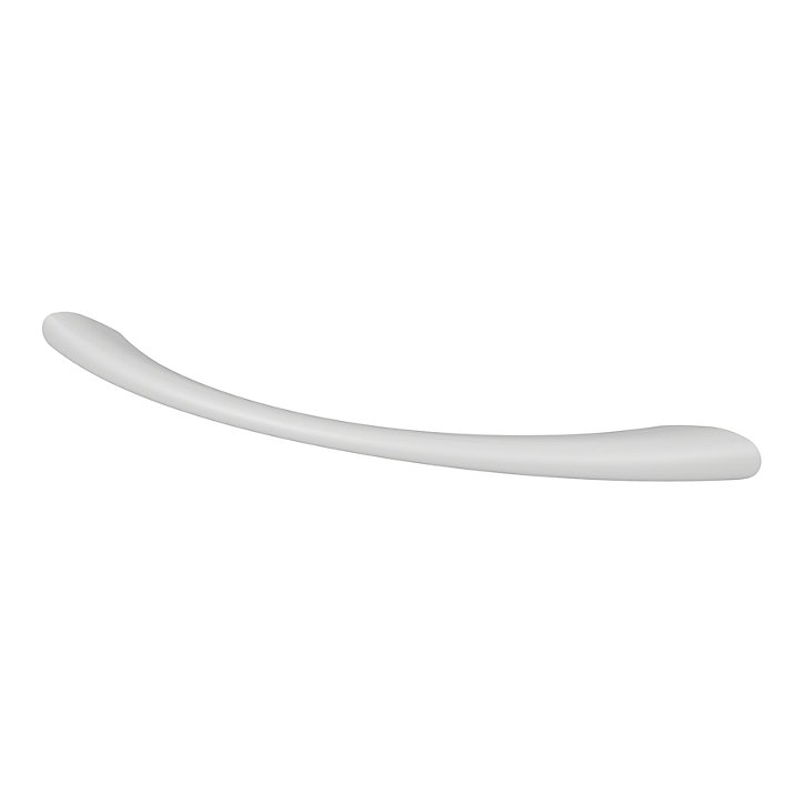 Poignée de meuble nœud GoodHome Primel mat blanc l.160mm x l.9mm x H. 27mm entraxe 128mm
