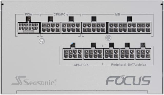 Seasonic FOCUS GX-750 (ATX 3) WHITE 750W strømforsyning