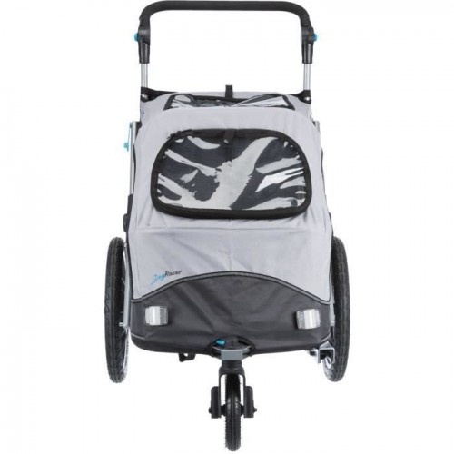 Reboque para bicicleta TRIXIE, cinza