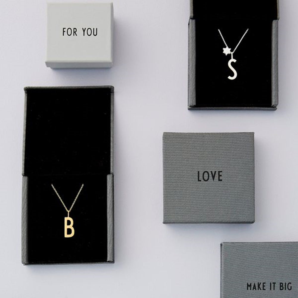 Køb Design Letters Kæde GOLD Plated 60 cm