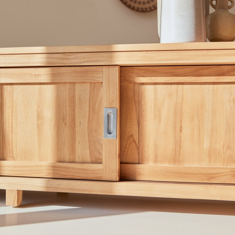 Meuble TV Coffee Tek en teck massif L 180 cm
