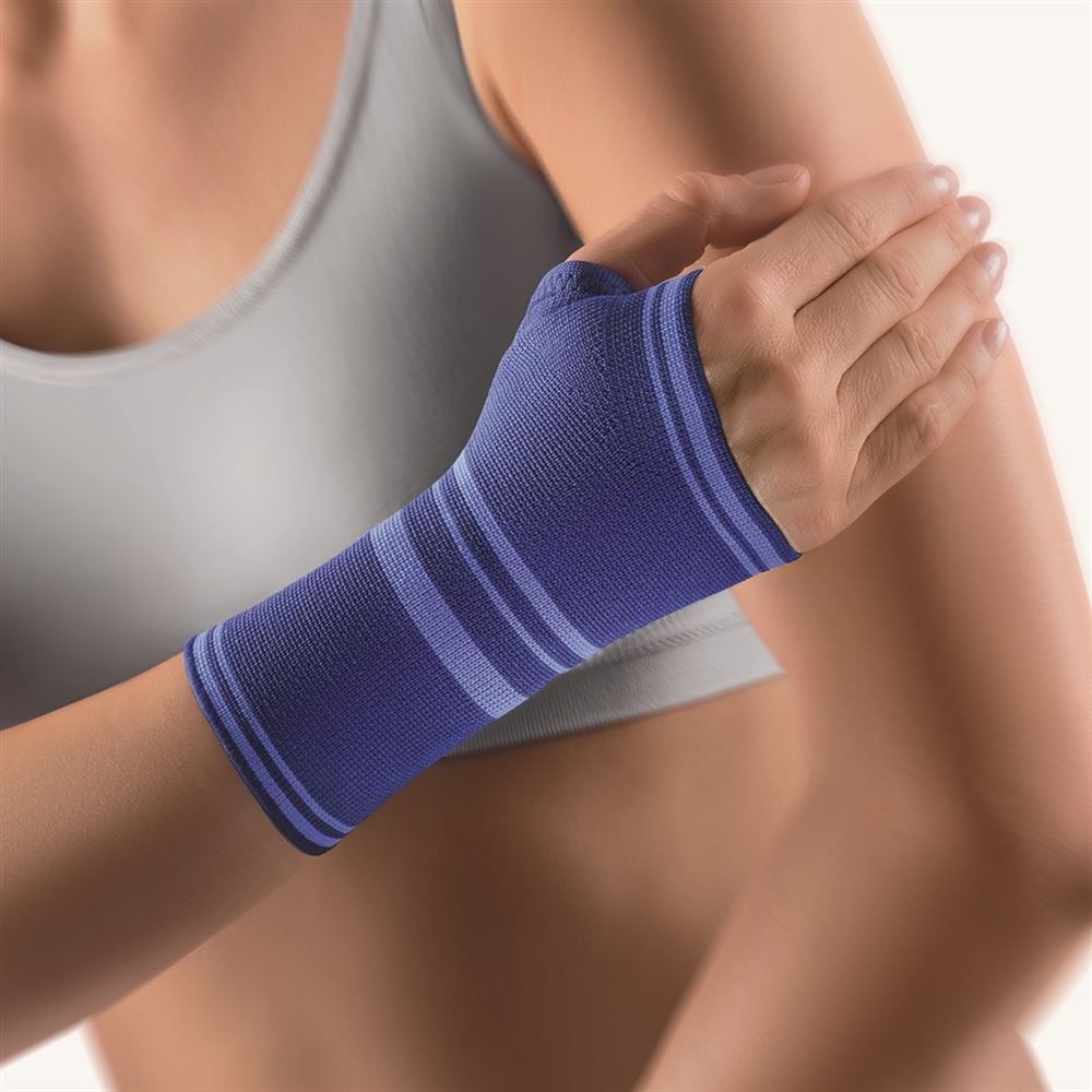 BORT Handgelenkstütze<br>1 Stück, M -17cm, rechts/links blau
