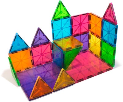 MAGNA-TILES Clear Colours Byggesett 32 Deler