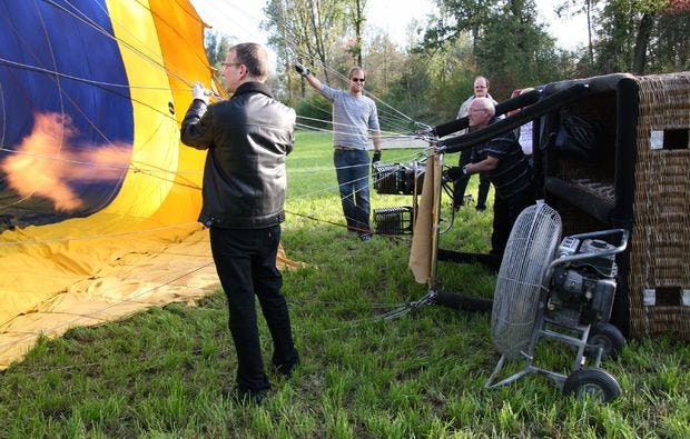 Ballonfahrt in Gossau als Geschenkidee