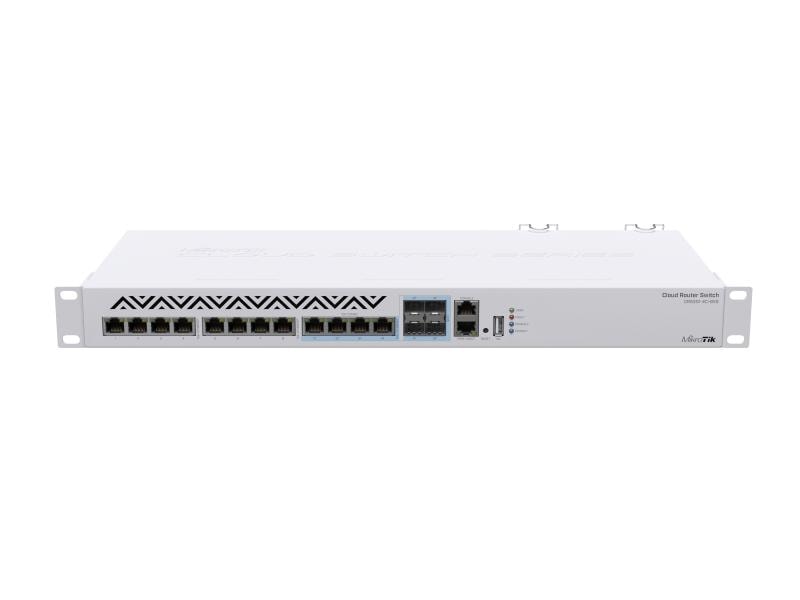 MikroTik Switch CRS312-4C 8XG-RM 12 Port Redundanter 10Gbps Layer-3 Router oder Switch