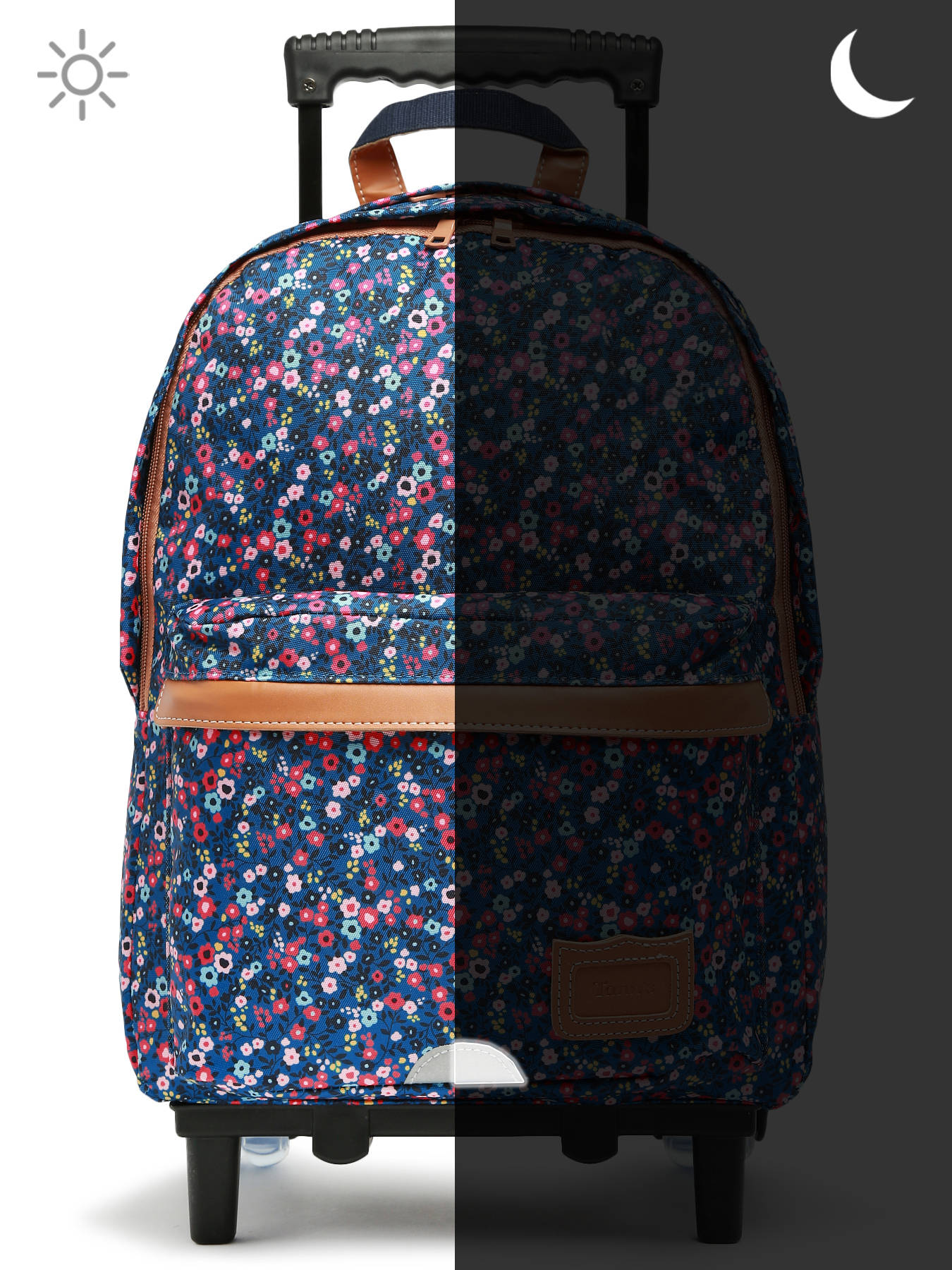 Sac a dos  roulettes 2 compartiments TANN'S