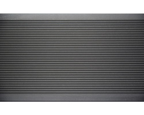 Konsta WPC terrasplanken Extenso holle kamerprofiel structuur mat 20x190 mm (verkoop per meter van 1,00 m tot max. 6,00 m) donkergrijs