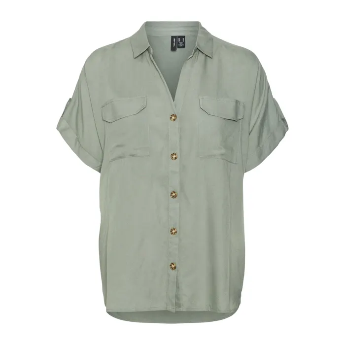 Vero Moda Bumpy Woven SS Top Dames