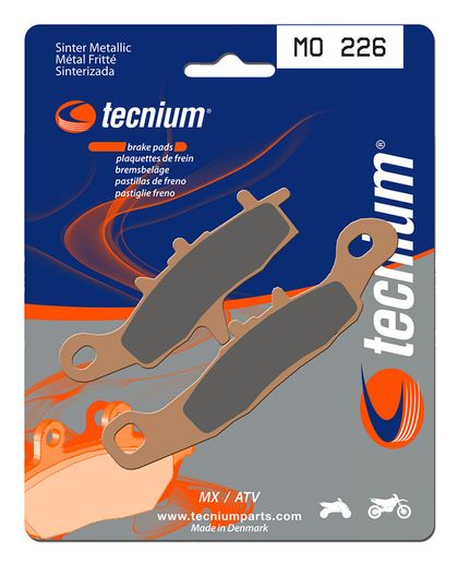Plaquettes de freins Tecnium MX/Quad métal fritté - MO226