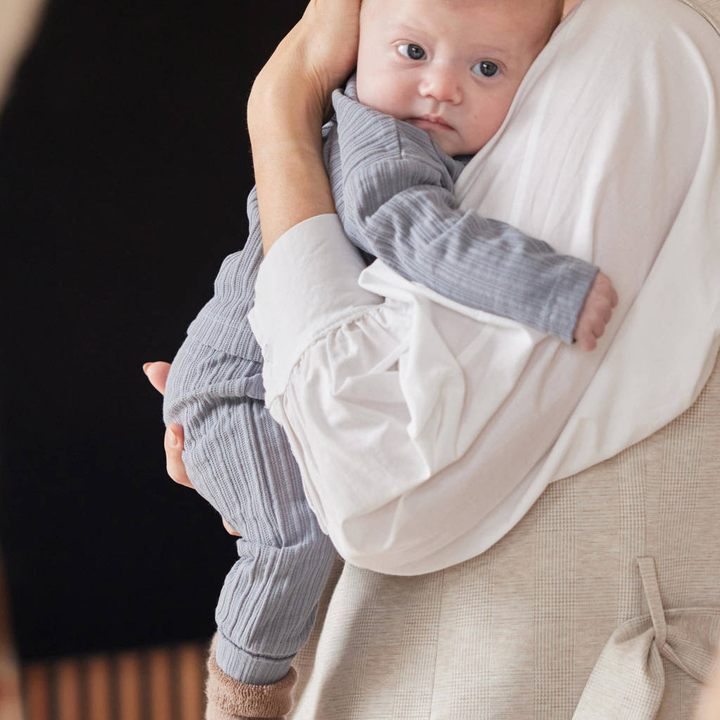 Dirkje babybroek - set van 2 bruin/grijs