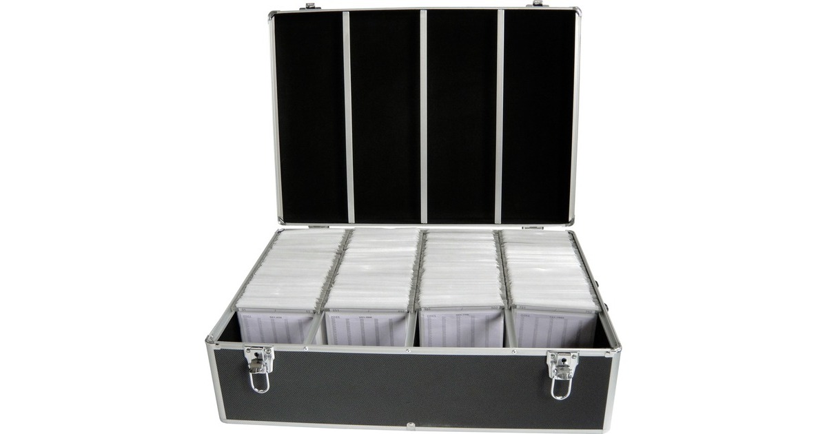 MediaRangeCD/DVD-Koffer 1000-x  (Zwart, Retail)