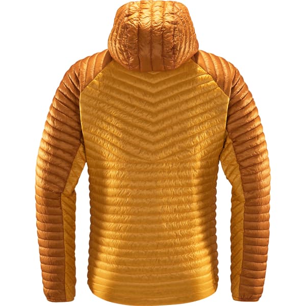 Doudoune randonnée HAGLÖFS MIMIC HOOD M SUNNY YELLOW/MAGNETITE