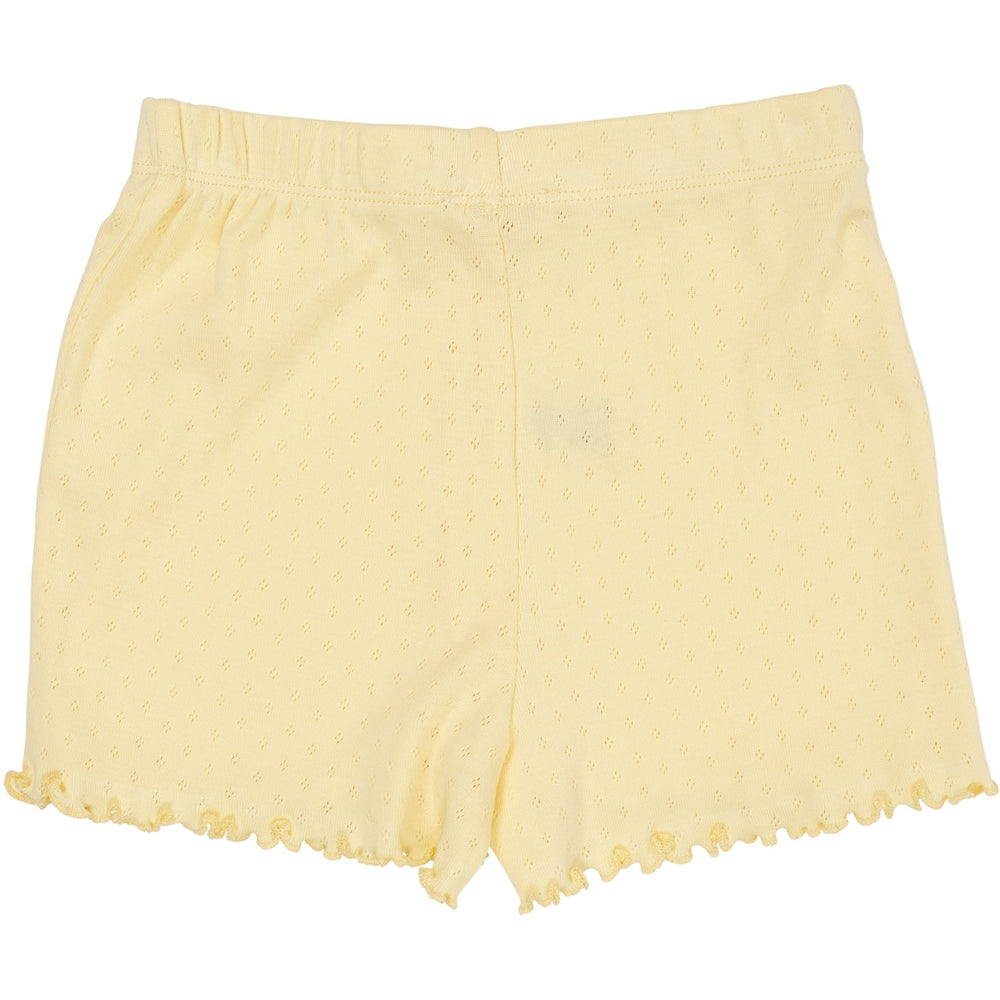 Køb COPENHAGEN COLORS Lt. Yellow Summer Pointelle Shorts
