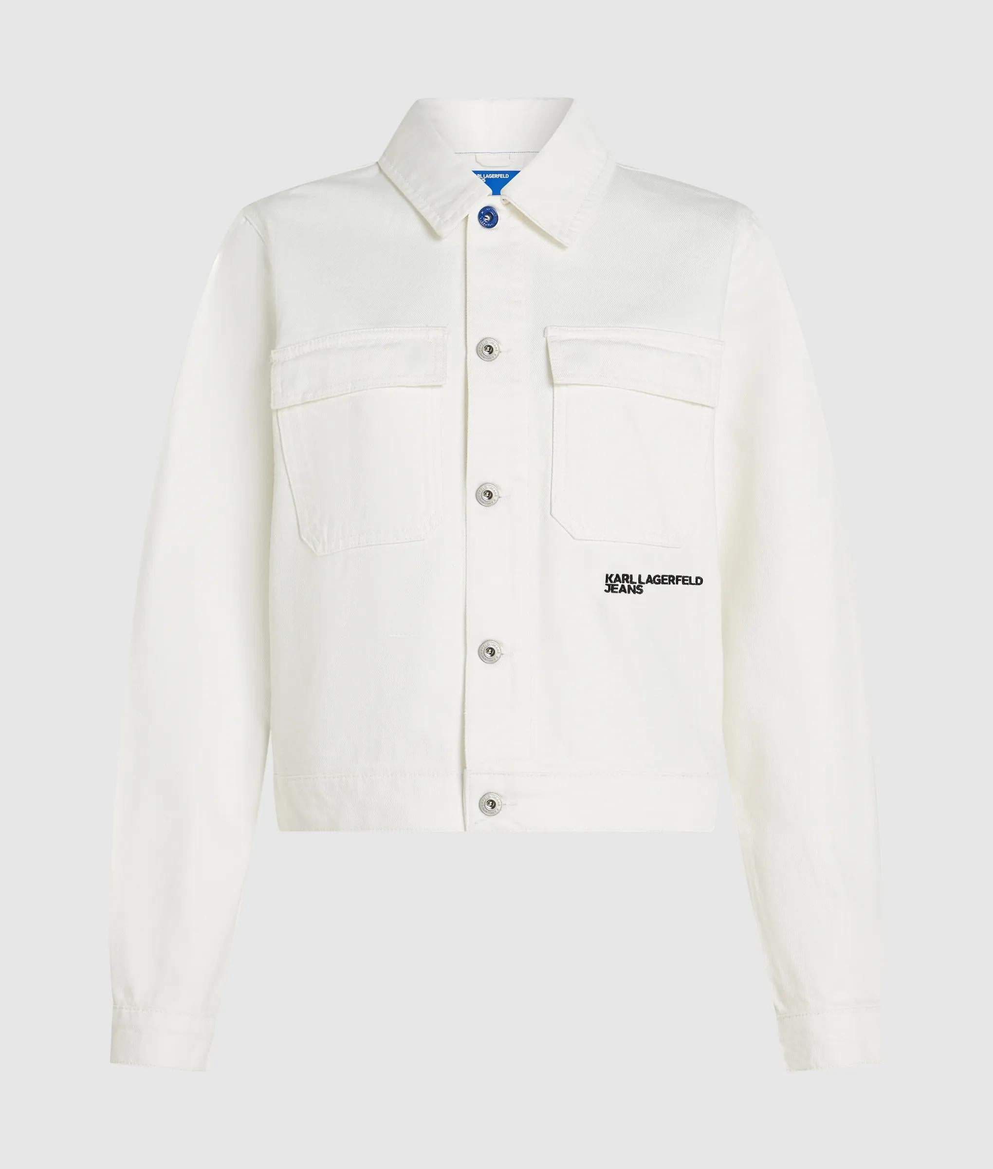 Witte spijkerjas