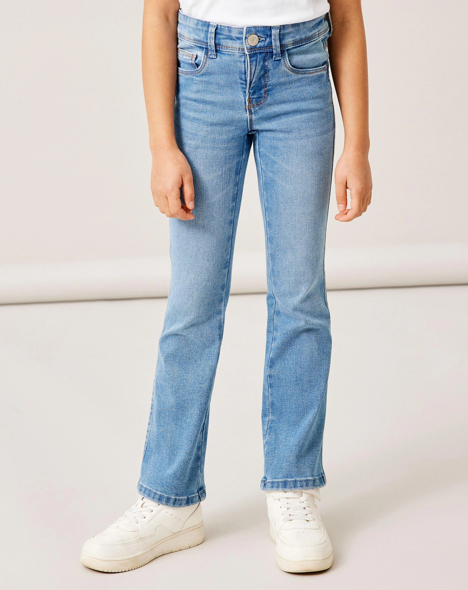 Jeans NKFPOLLY SKINNY BOOT 1142-AU in medium blue