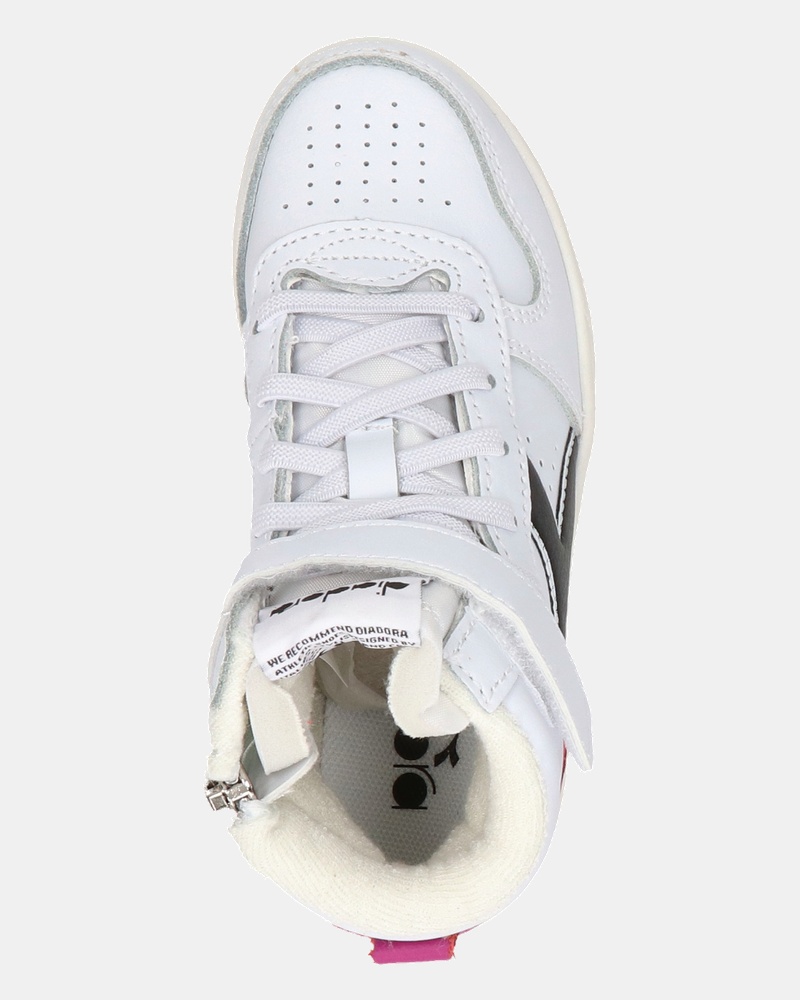 Diadora Magic Basket Mid Klittenbandschoenen  - wit