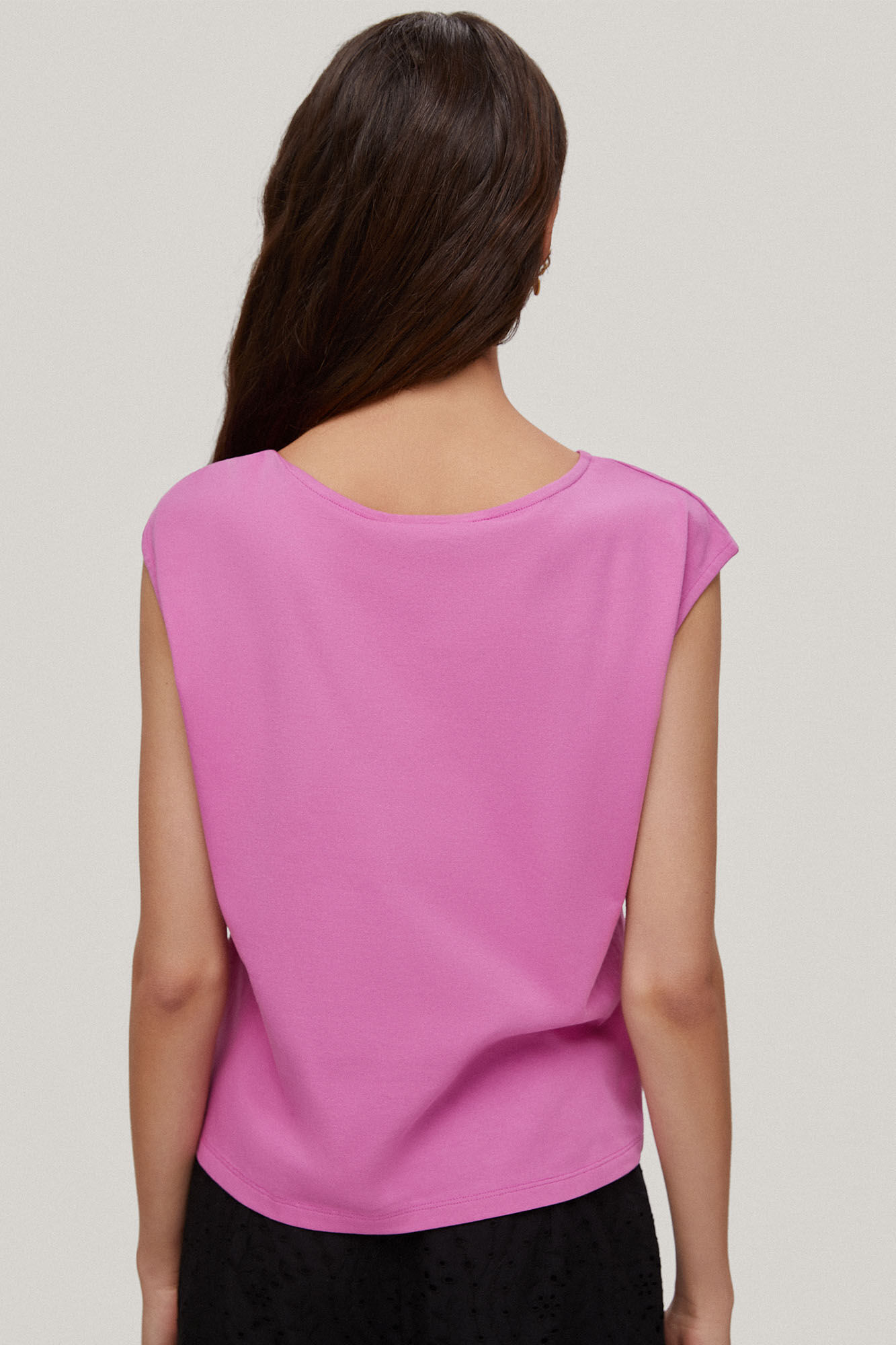 Camiseta sem mangas - Rosa