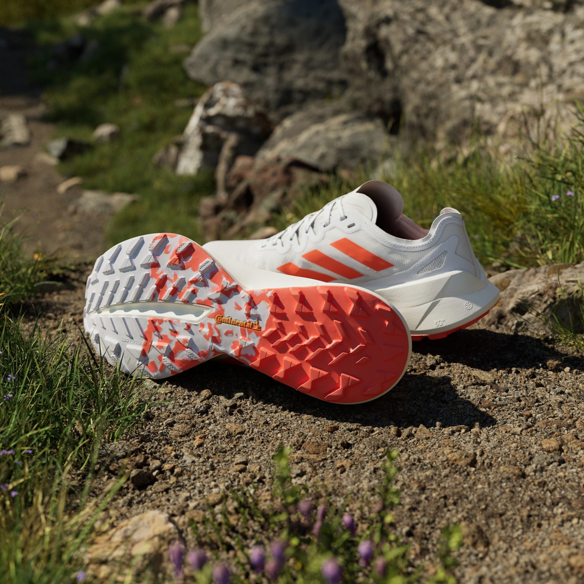 Terrex Agravic Speed Ultra Herre Cloud White/Impact Orange/Dash Grey