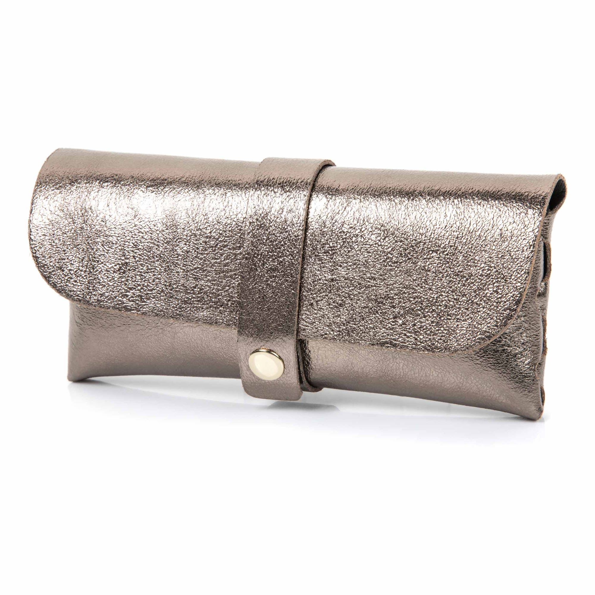 Petite maroquinerie en cuir bronze