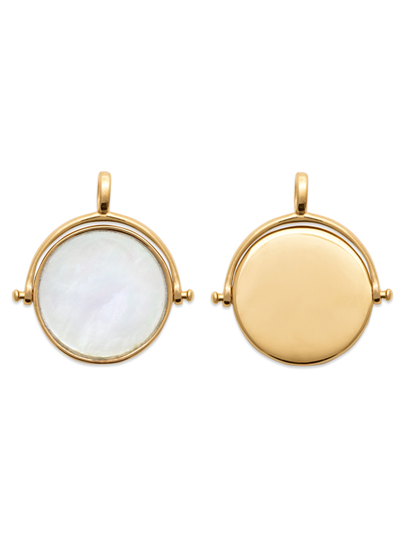 Pendentif nacre double face