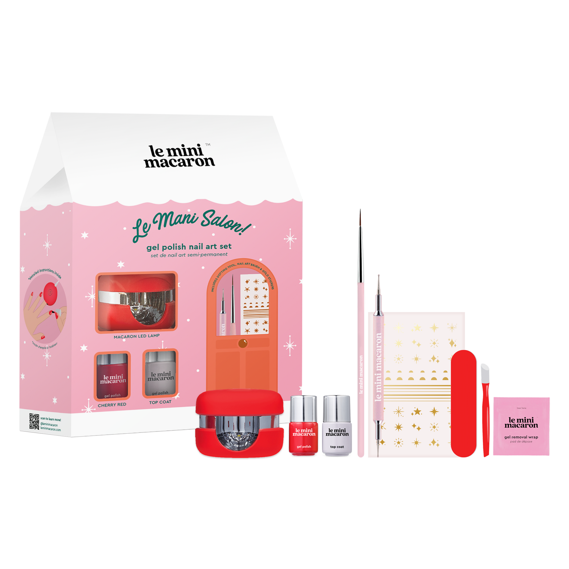 Manicure Nail Art Kit Le Mani Salon Gavesett