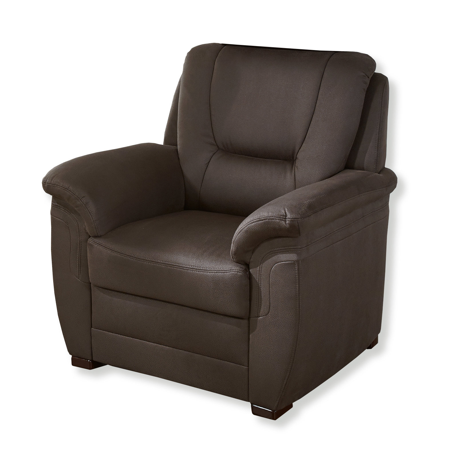Sessel - braun - Bonell-Federkern