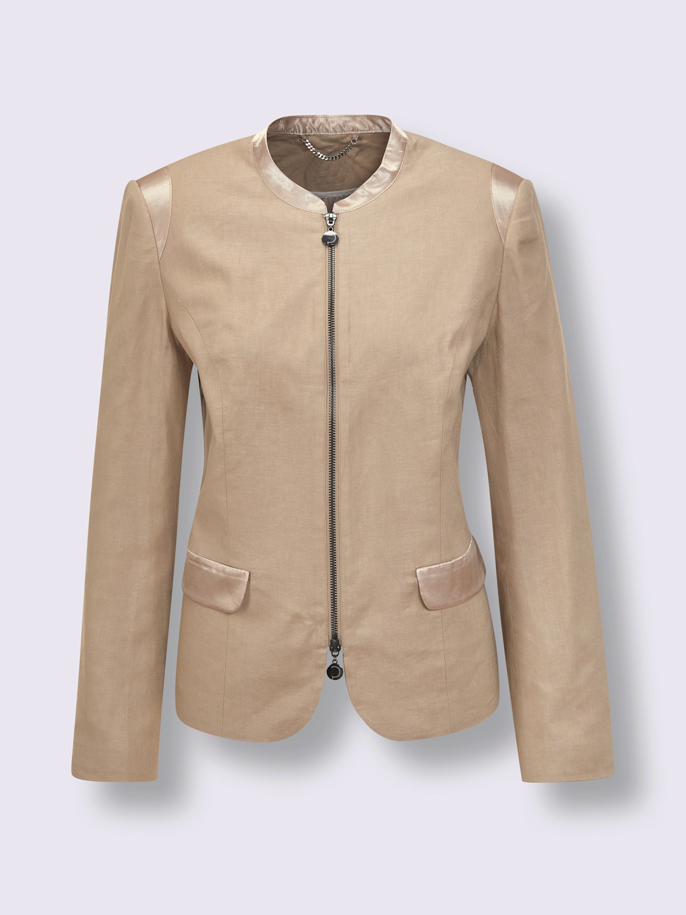 Blazer en lin et viscose mélange viscose-lin estival