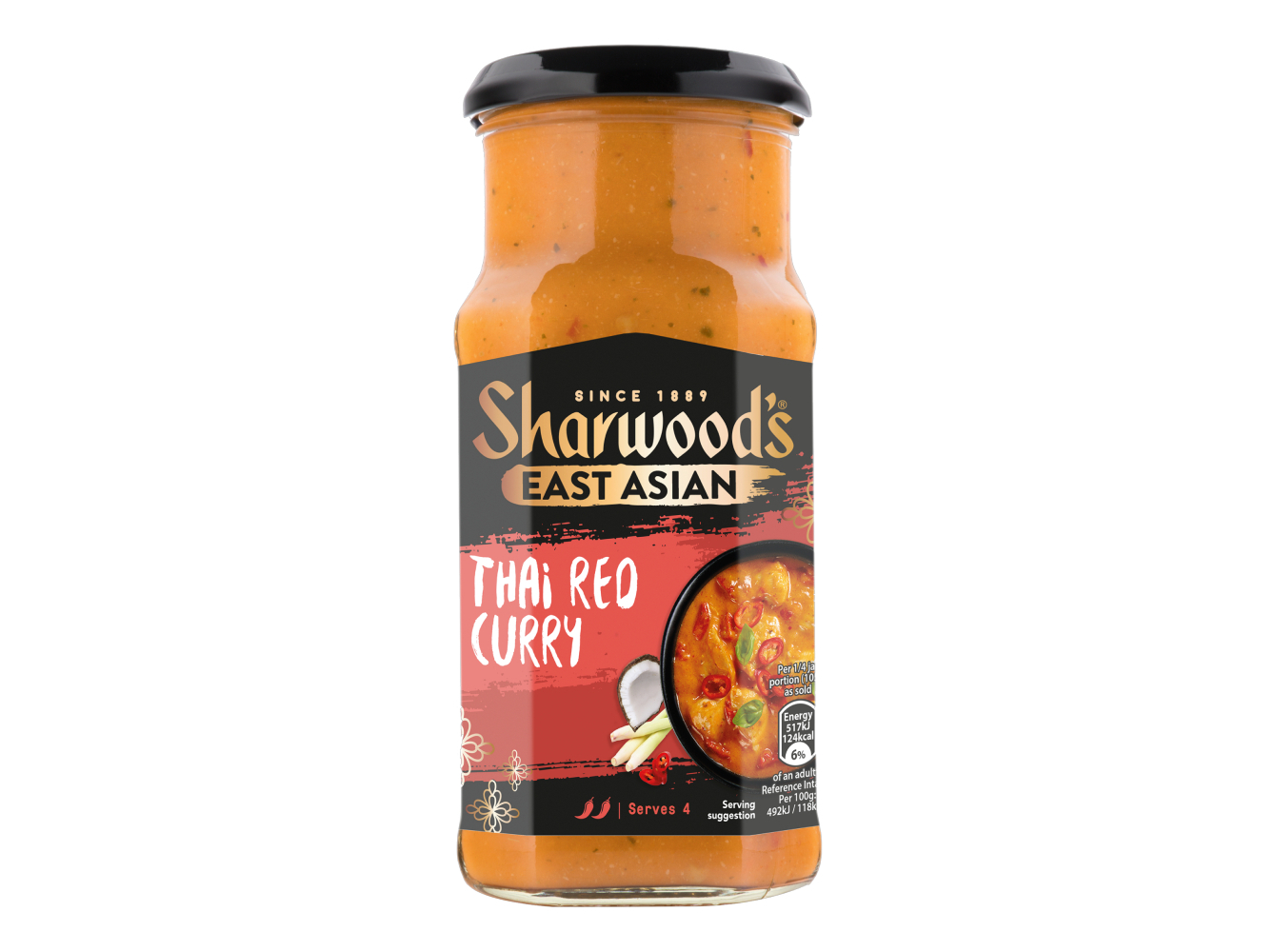 MOLHO SHARWOOD'S THAI CARIL VERMELHO 415G