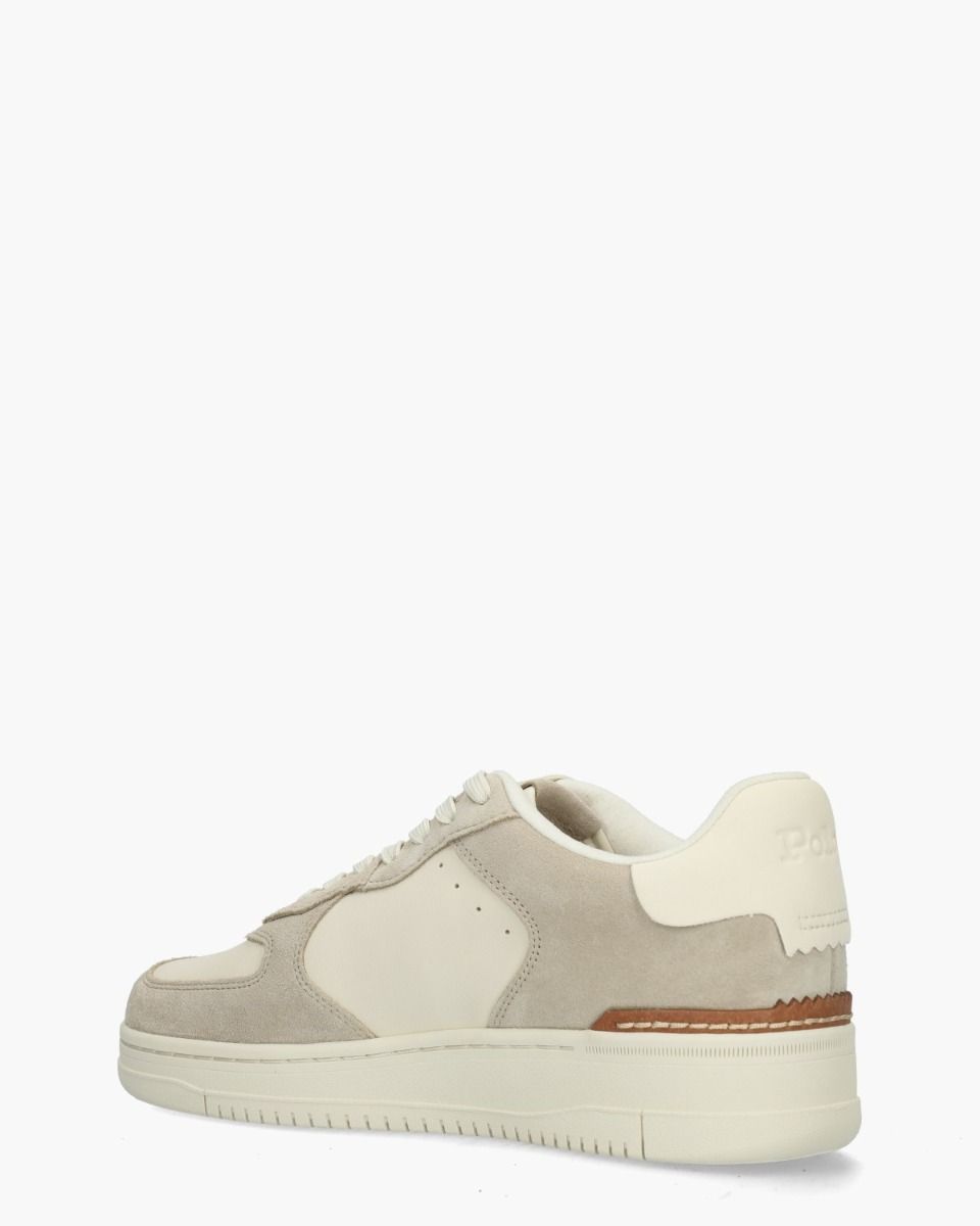 Polo Ralph Lauren Masters Court Off-White/Beige Herensneakers