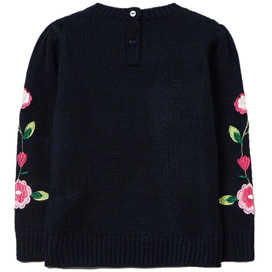 OVS Strickpullover floral blau