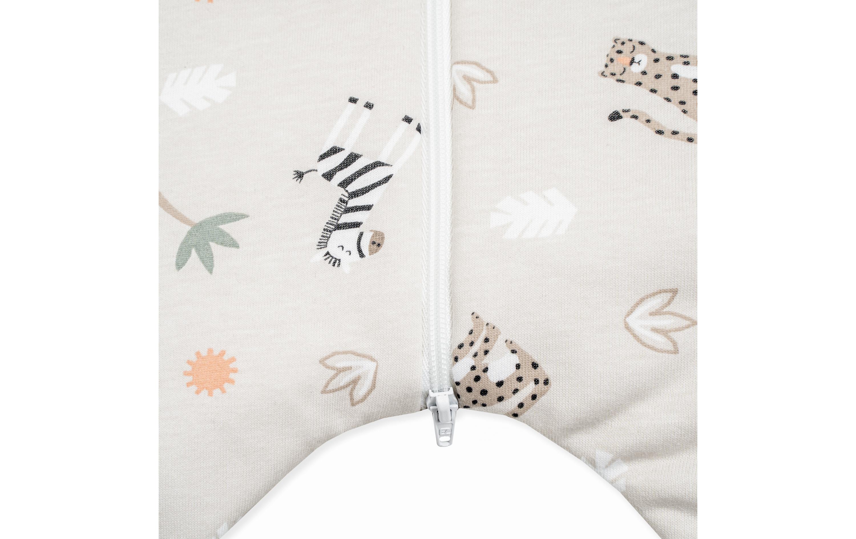 Baby-Ganzjahrschlafsack Jumper Jersey Savanne Beige 80 cmSchlafoverall Jumper für aktive Kinder