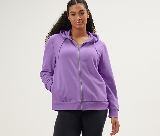 Sweatjacke, lavendel