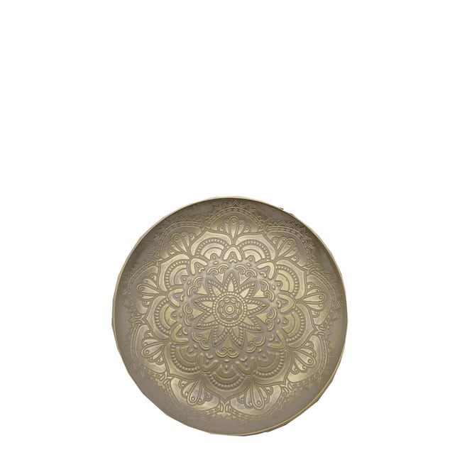 Dekoteller rund gold - ca. 40 x 3,5 cm
