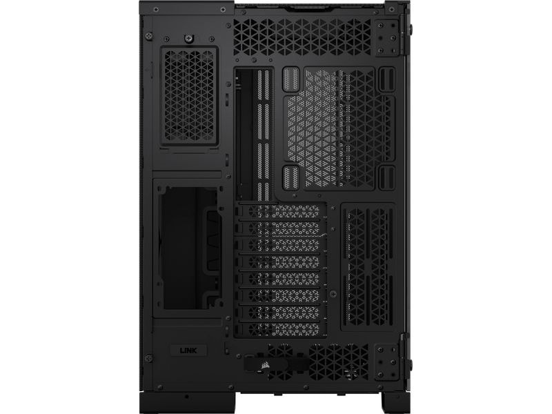 Corsair PC-Gehäuse 6500D Airflow Schwarz Mid-Tower PC-Case mit Zwei-Kammer-Design und herausragendem Luftstrom