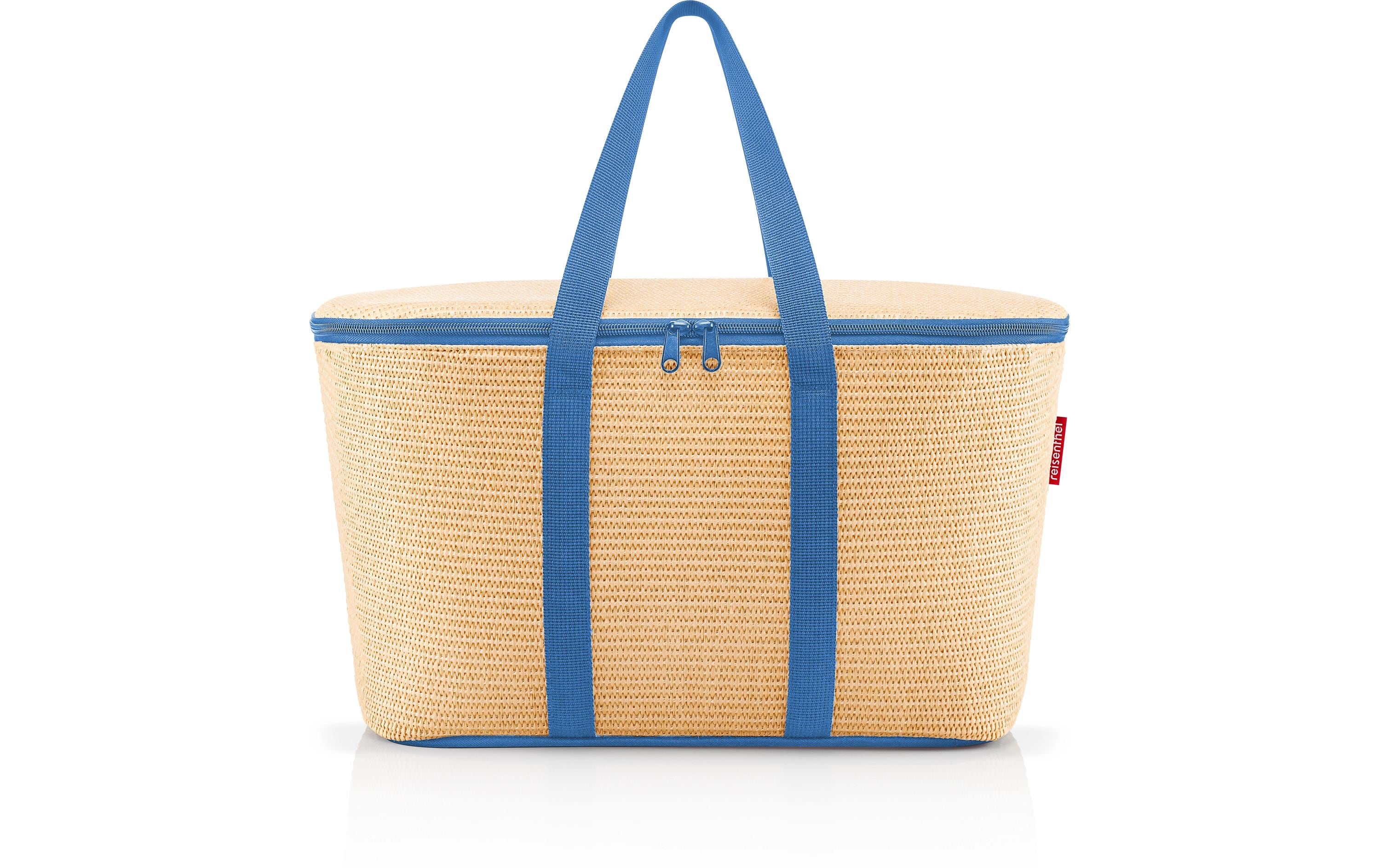 Kühltasche 20 l Raffia BlueCoolerbag mit Tragegriffen