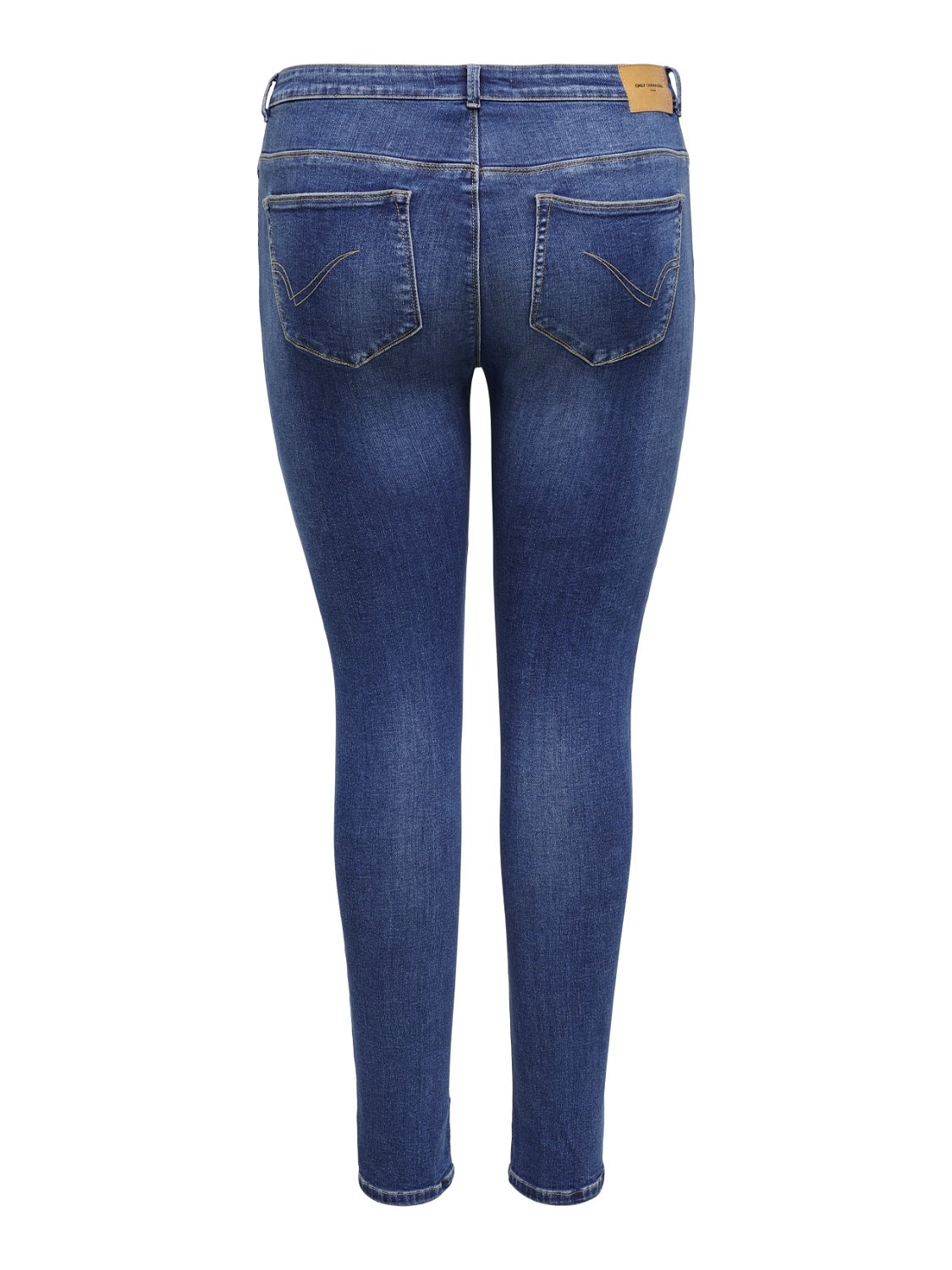 CARLAOLA Hohe Taille Skinny Fit Jeans Medium Blue Denim